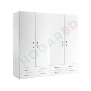 Armario 4 puertas blanco barato | 200x200mm de alto