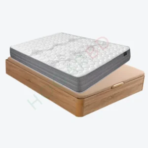 Pack Canapé + Colchón 105x190 cm | Canapé madera | Colchón viscoelástica