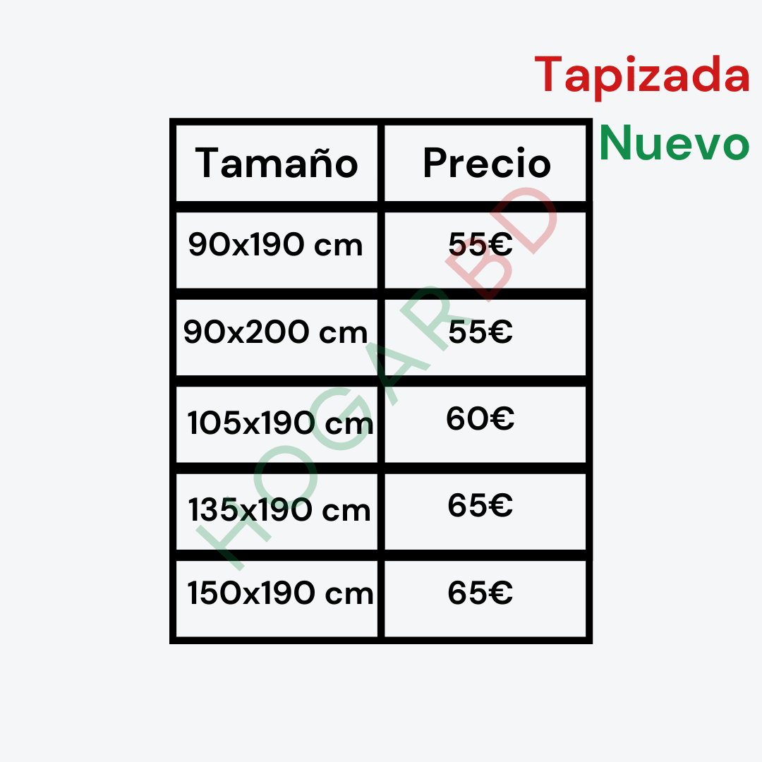 Bases Tapizadas 105x190 cm | Máxima Estabilidad y Confort - Image 4